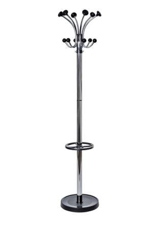 kapstok maul zilver h175 cm 6 jashaken+6 grote