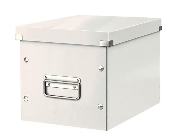 leitz click en store kubus medium 24x26x26cm wit