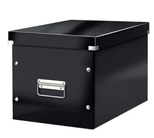 leitz click en store kubus large 32x31x36 cm zwart