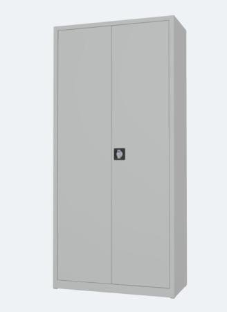 kast draaideur 1950 x 920 x 420 mm grijs ral7035