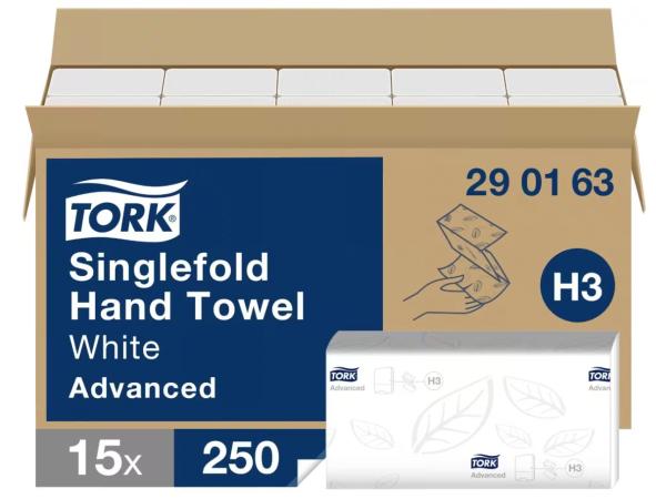 H3 Tork advanced Z-fold 2lgs 23x25cm 15x250vel