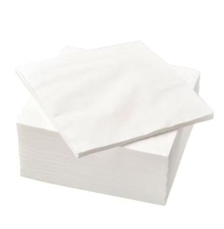 100 serviet 33 x 33 cm wit 2-laags