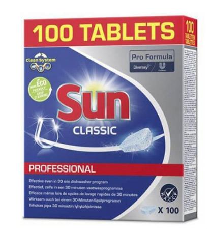 pak 100 Sun vaatwastabletten Classic