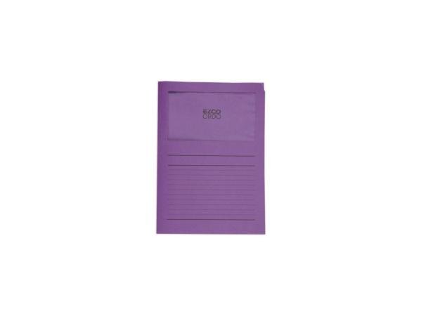 ds 100 l-map met venster 120gr A4 Elco violet