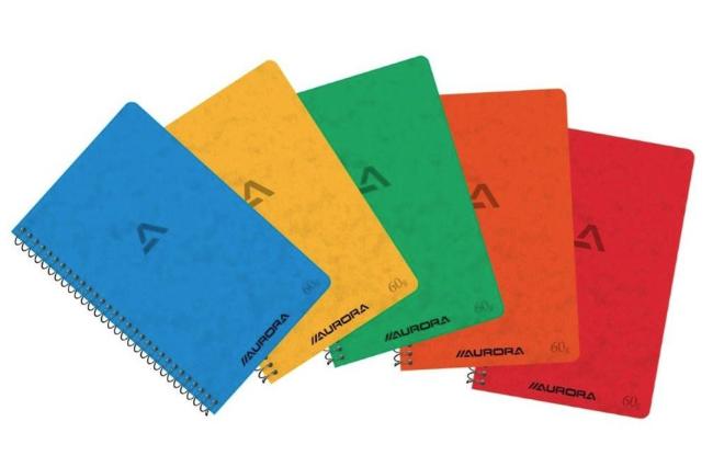 Spiraalschrift 105 x 165 mm geruit 60 blad