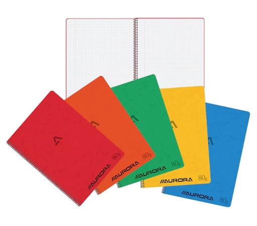 spiraalschrift 210 x 297 mm A4 geruit 60 blad