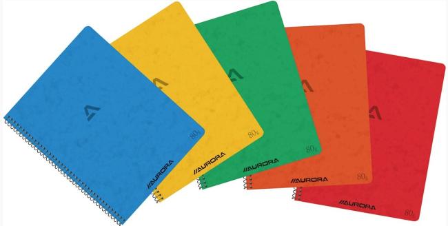 spiraalschrift 165 x 210 mm A5 com geruit 60 blad