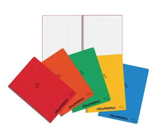 spiraalschrift 210 x 297 mm A4 com geruit 60 blad