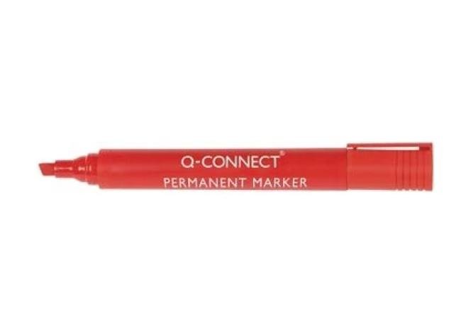 alcoholstift Q-Connect beitel 2 - 5 mm rood