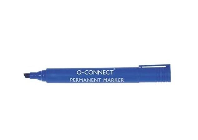 alcoholstift Q-Connect beitel 2 - 5 mm blauw