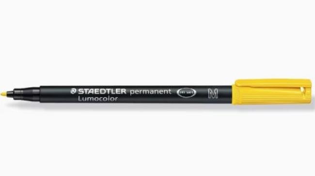 alcoholstift lumocolor 318 fijn 0.6 mm geel