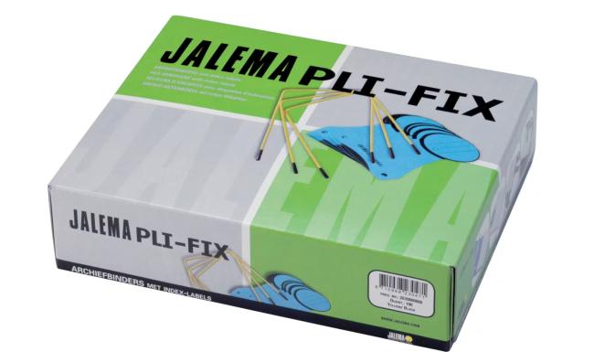 100 stuks archiefbinder jalema plifix 90 mm geel