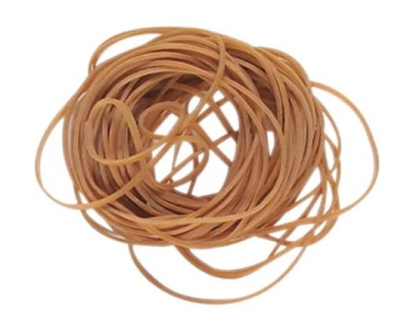 1 kg elastiek mondia 2 x 200 mm d 127 mm