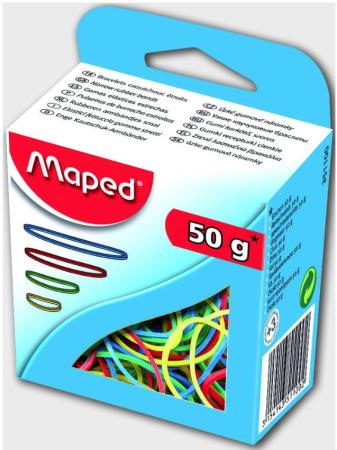 elastieken assorti kleuren doos 50gr