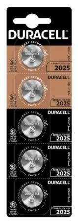 pak 5 knopcel duracell CR2025