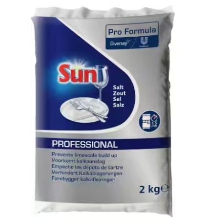 Sun zout voor de vaatwas zak van 2 kg