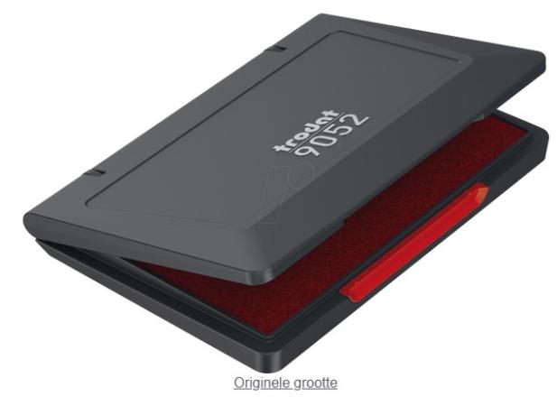 stempeldoos trodat rood 70 x 110 mm