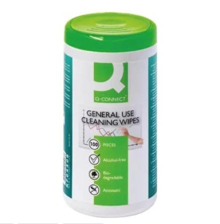 Q-Connect reinigingsdoekjes multi 100 stuks