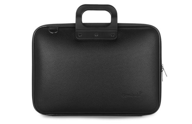 allblack 15" vinil briefcase clas laptop LTT bomba
