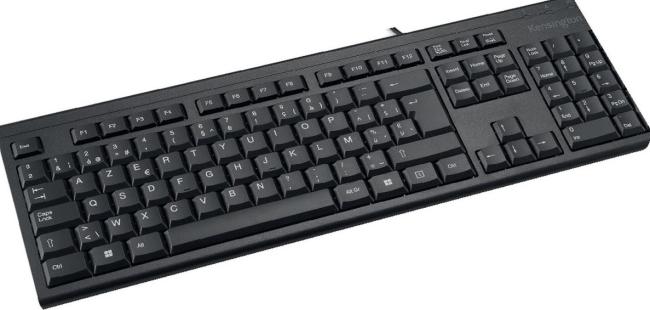 Kensington EQ toetsenbord Azerty+draad eco