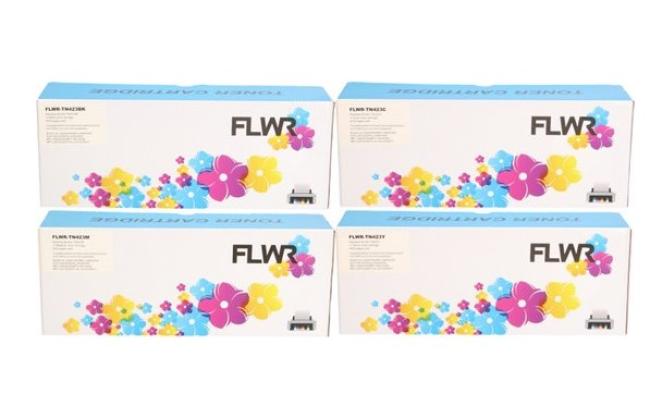 FLWR toner brother TN423 combopack BK/C/M/Y
