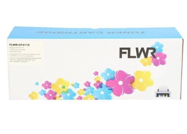 FLWR toner HP CF411XC cyaan 5000 pag  410XC