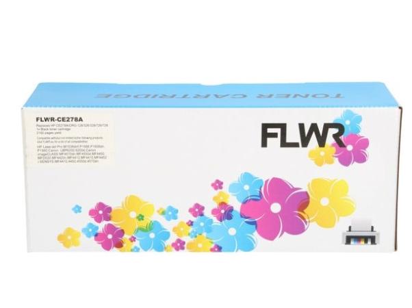 FLWR toner Hp CE278a/Canon 728 zwart 2100 pagina's