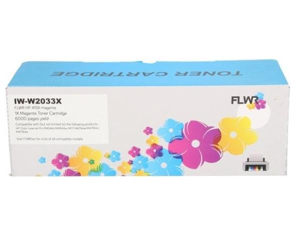 FLWR toner HP W2033X magenta 6000 pag 415X