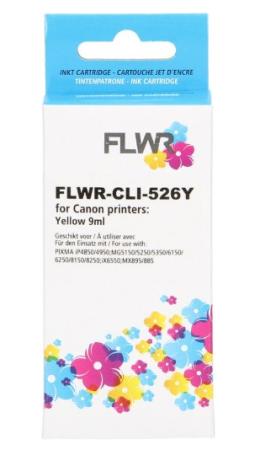 FLWR cartridge Canon Cli-526Y yellow 500 pag