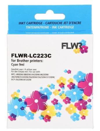 FLWR cartridge Brother LC-223C cyaan 800 pag
