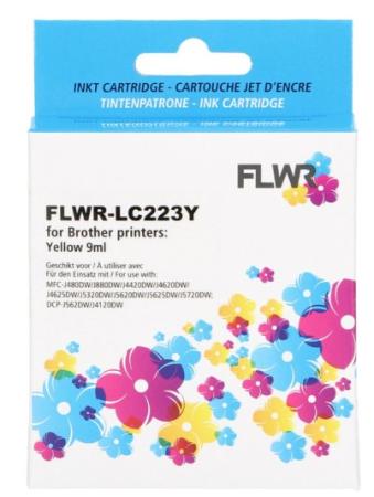 FLWR cartridge Brother LC-223Y yellow 800 pag