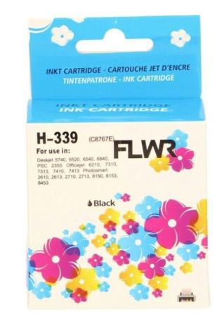 FLWR cartridge HP 339 zwart