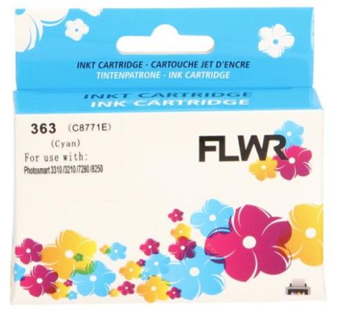 FLWR cartridge hp 363 cyaan