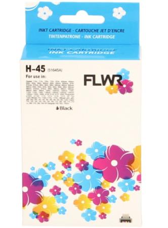 FLWR cartridge hp 45 zwart 42 ml