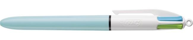balpen bic 4 kleur fashion: roze,paars,azuur,groen