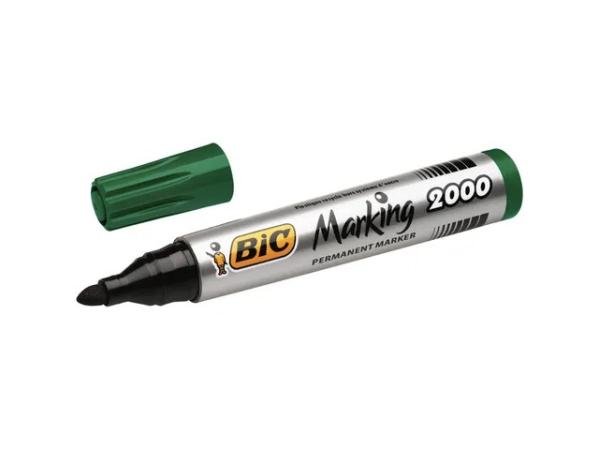 alcoholstift bic 2000 groen ronde punt @