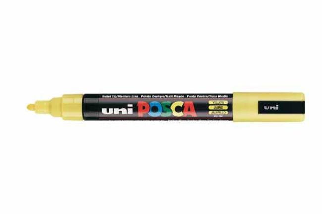 paint marker uni posca pc5m geel 2.5 mm