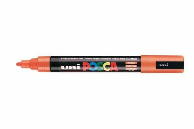 paint marker uni posca pc5m donkeroranje 2.5mm