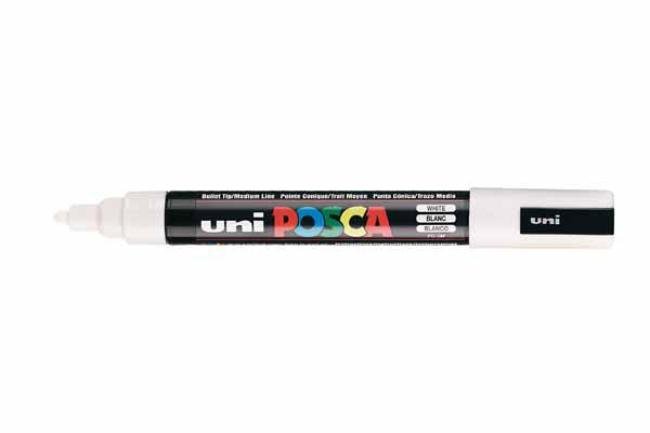 paint marker uni posca pc5m wit 2.5 mm
