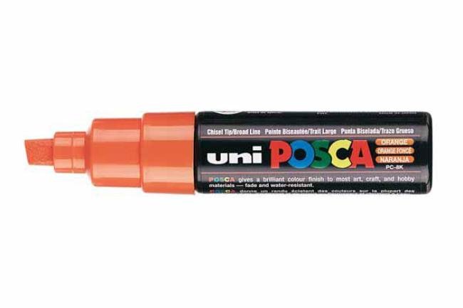 paint marker uni posca pc8k donkeroranje 8.5mm