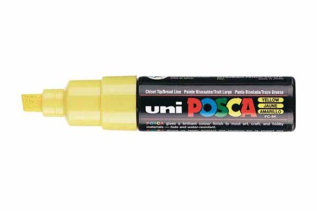paint marker uni posca pc8k geel 8.5mm