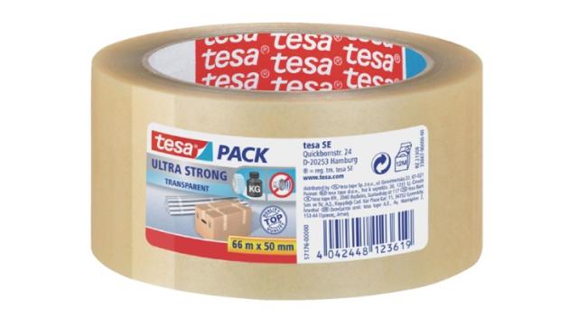 verpakkingsplakb tesa pvc 50 mm x 66 m trans