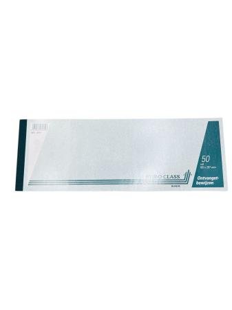 ontvangstbewijs 180 x 135 mm enkelvoud (tev)