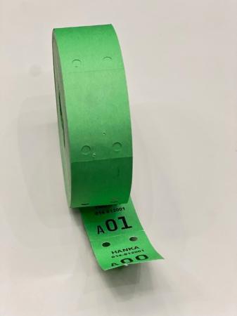 ticketrollen tjeder groen 500 tickets
