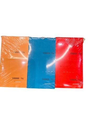 kelnerboekje 60x100mm dubbelnr+perforatie (tev)