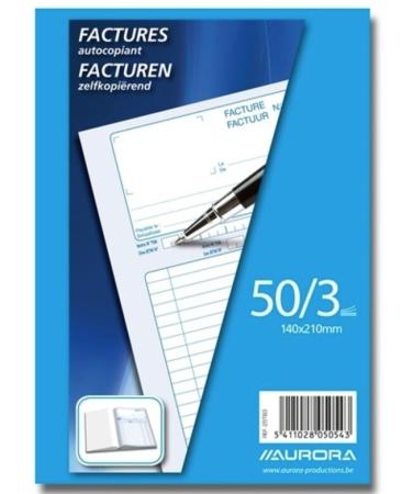 factuurboek 140 x 210 mm A5 tripli