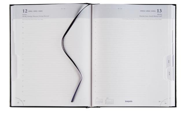 agenda ambassador zwart 6t 170 x 220 mm lima 1d/p