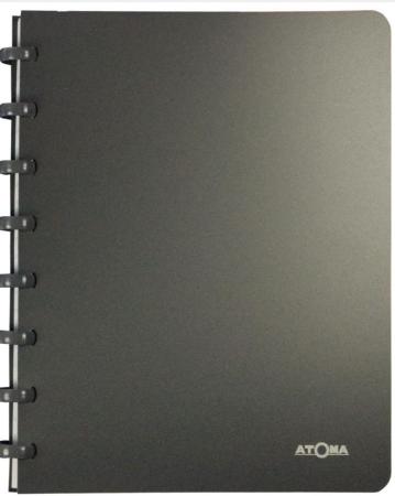 Atoma schrift 210 x 297 mm pp gelijnd zwart