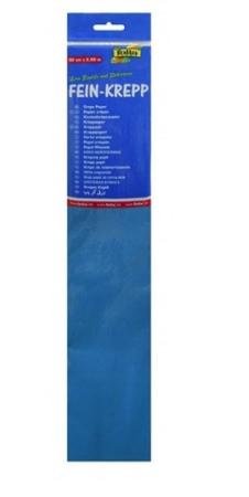 crepepapier folia donkerblauw 2500 x 500 mm