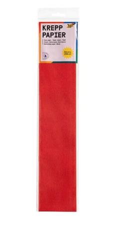 crepepapier folia rood 2500 x 500 mm
